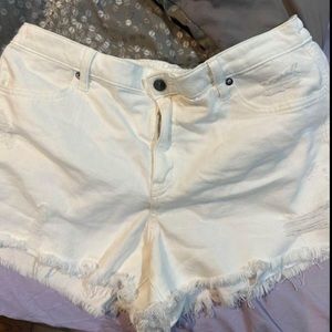 Aerie Denim Shorts. Size L